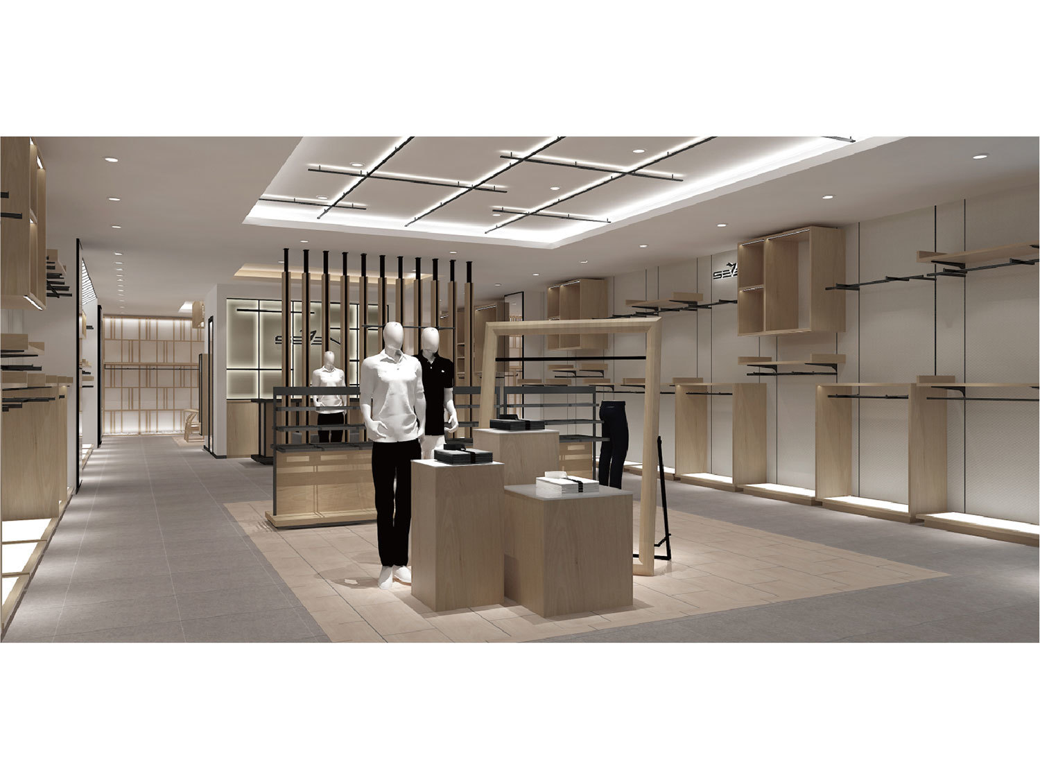 Seven-Star Brand Clothing Shop Design