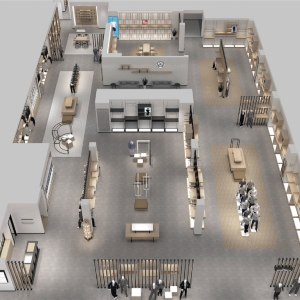 Seven-Star Brand Clothing Shop Design 11 Seven-Star Brand Clothing Shop Design