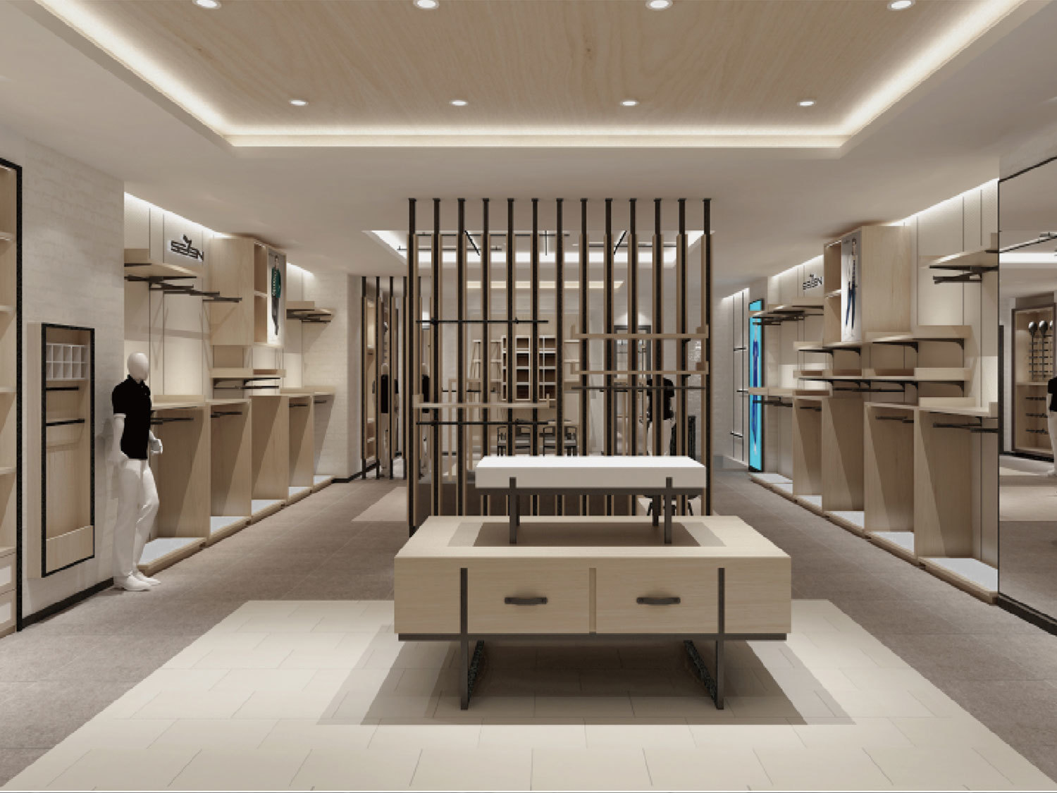 Seven-Star Brand Clothing Shop Design