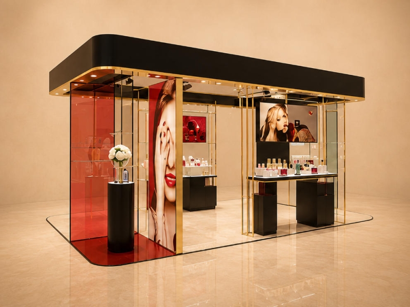 Glass Beauty Booth | Transparent Luxury Makeup Pavilion - Sunzen
