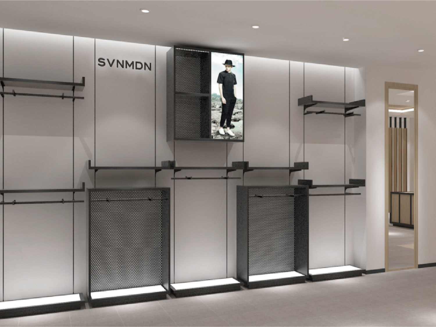 Seven-Star Brand Clothing Shop Design