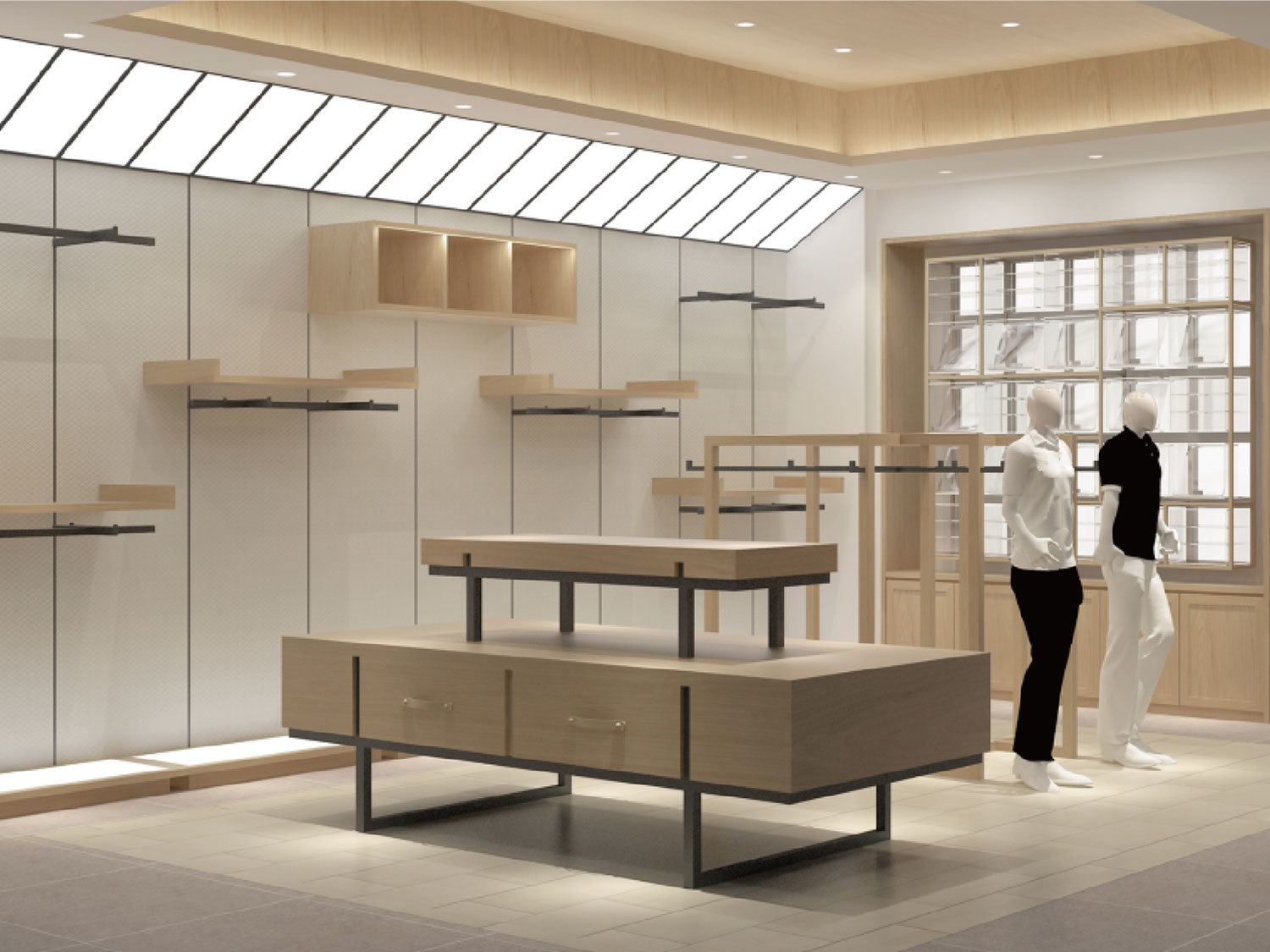 Seven-Star Brand Clothing Shop Design