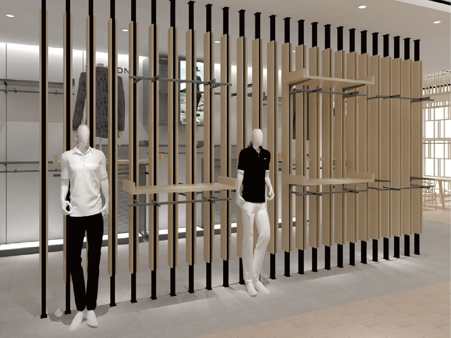 Seven-Star Brand Clothing Shop Design 1 Seven-Star Brand Clothing Shop Design