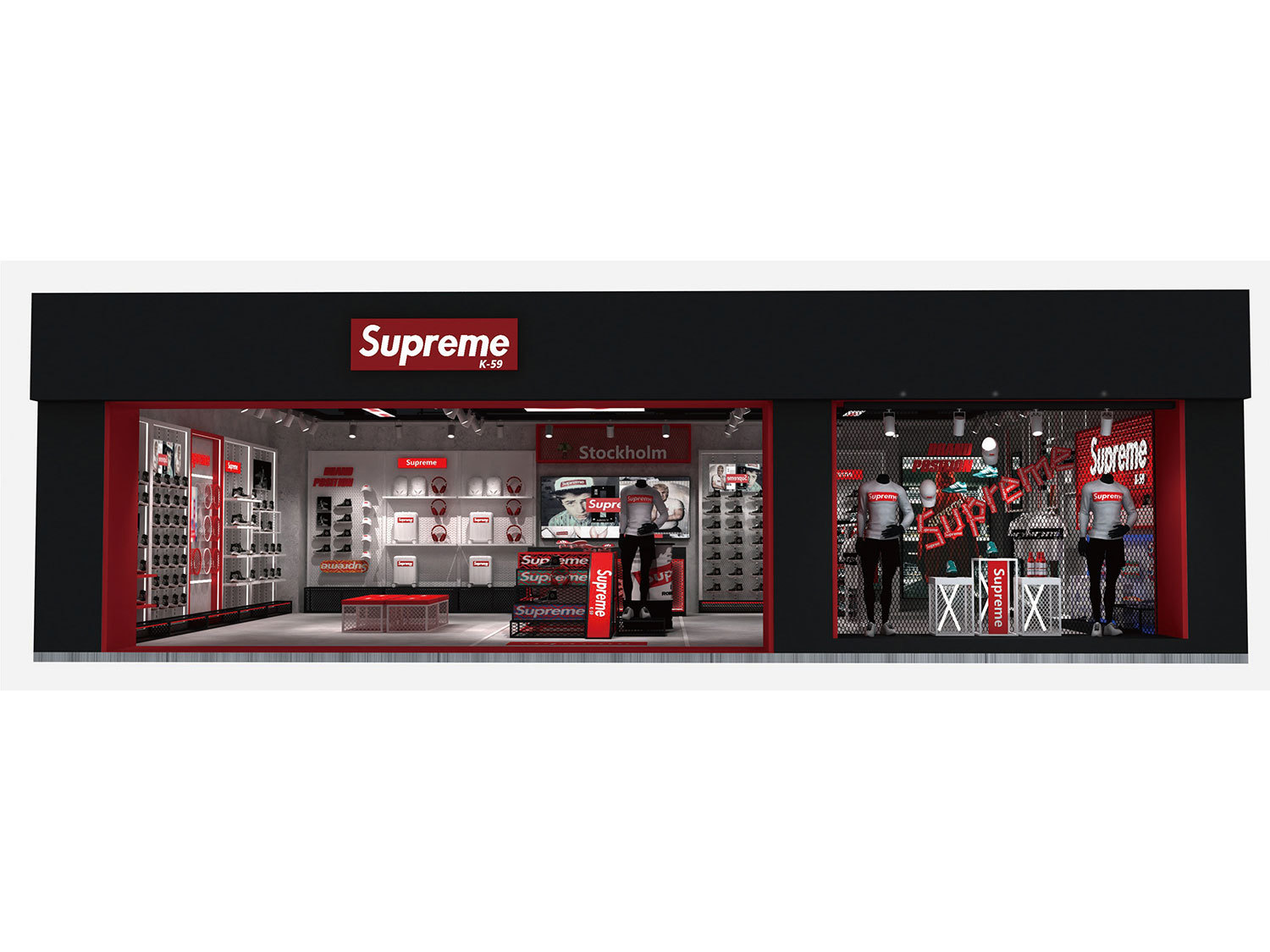 Supreme Store Design And Display Fixtures Wholesale