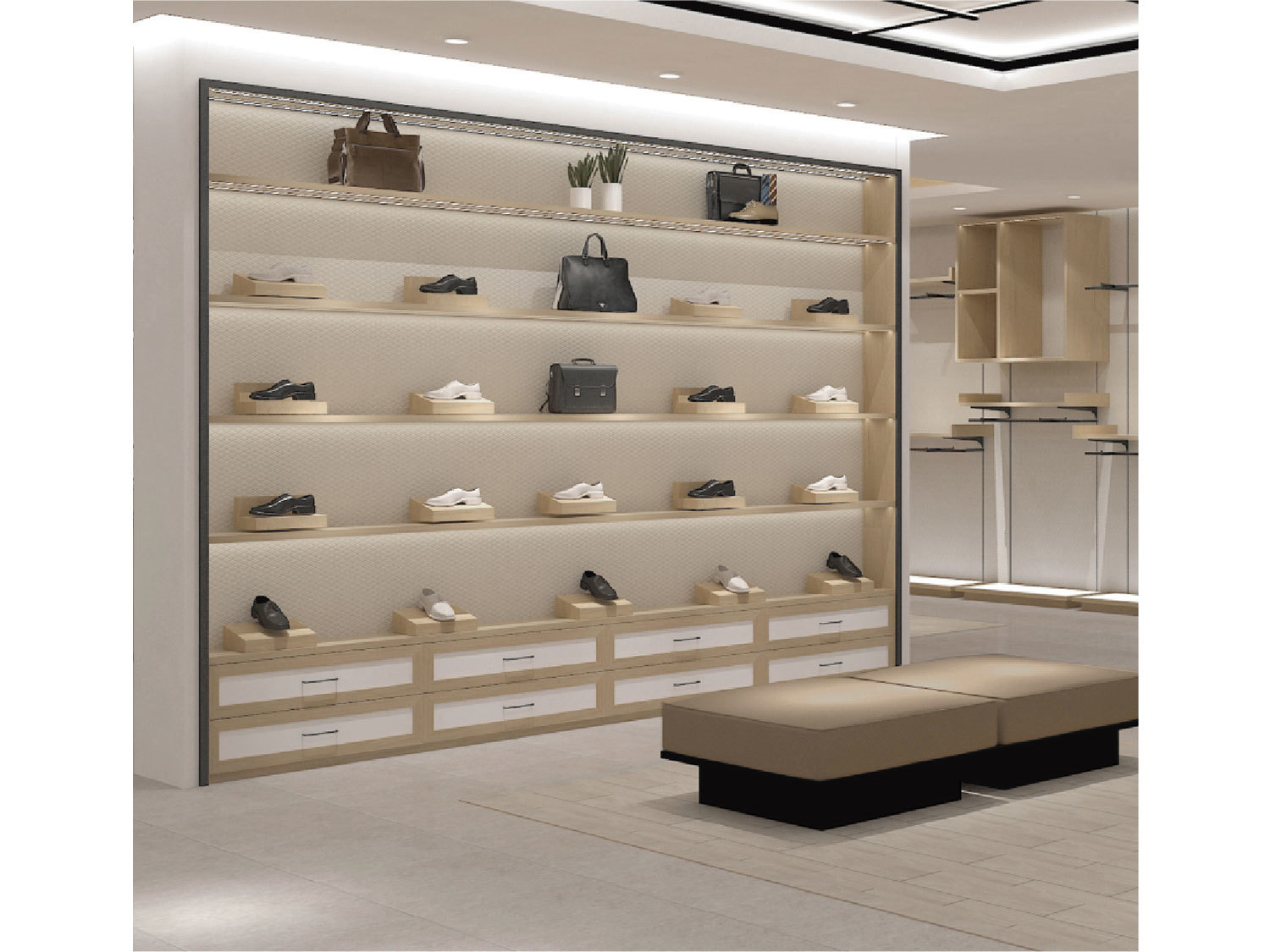 Seven-Star Brand Clothing Shop Design