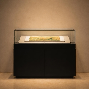 Low-Profile Freestanding Horizontal Artifact Display Case | Museum Showcase 2 Low-Profile Freestanding Horizontal Artifact Display Case | Museum Showcase