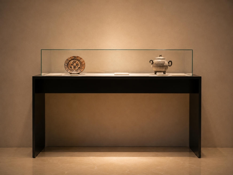 Open-Frame Tabletop Artifact Display Case | U-Base Showcase