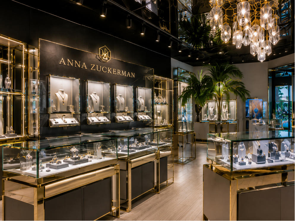 Dual-Tone Metal Jewelry Cases | Anna Zuckerman Boca Raton Flagship