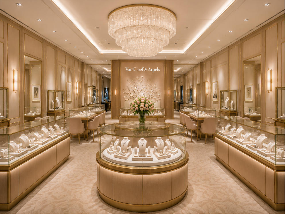 French Jewelry Showcase | Van Cleef & Arpels New York Luxury Boutique