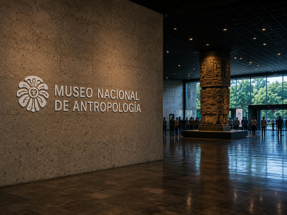 Mesoamerican Relic Vitrine | Ancient Culture Display