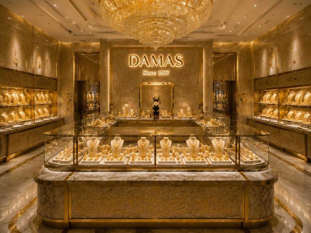 Middle East Jewelry Showcase | Damas Dubai Luxury Gold Jewelry Store