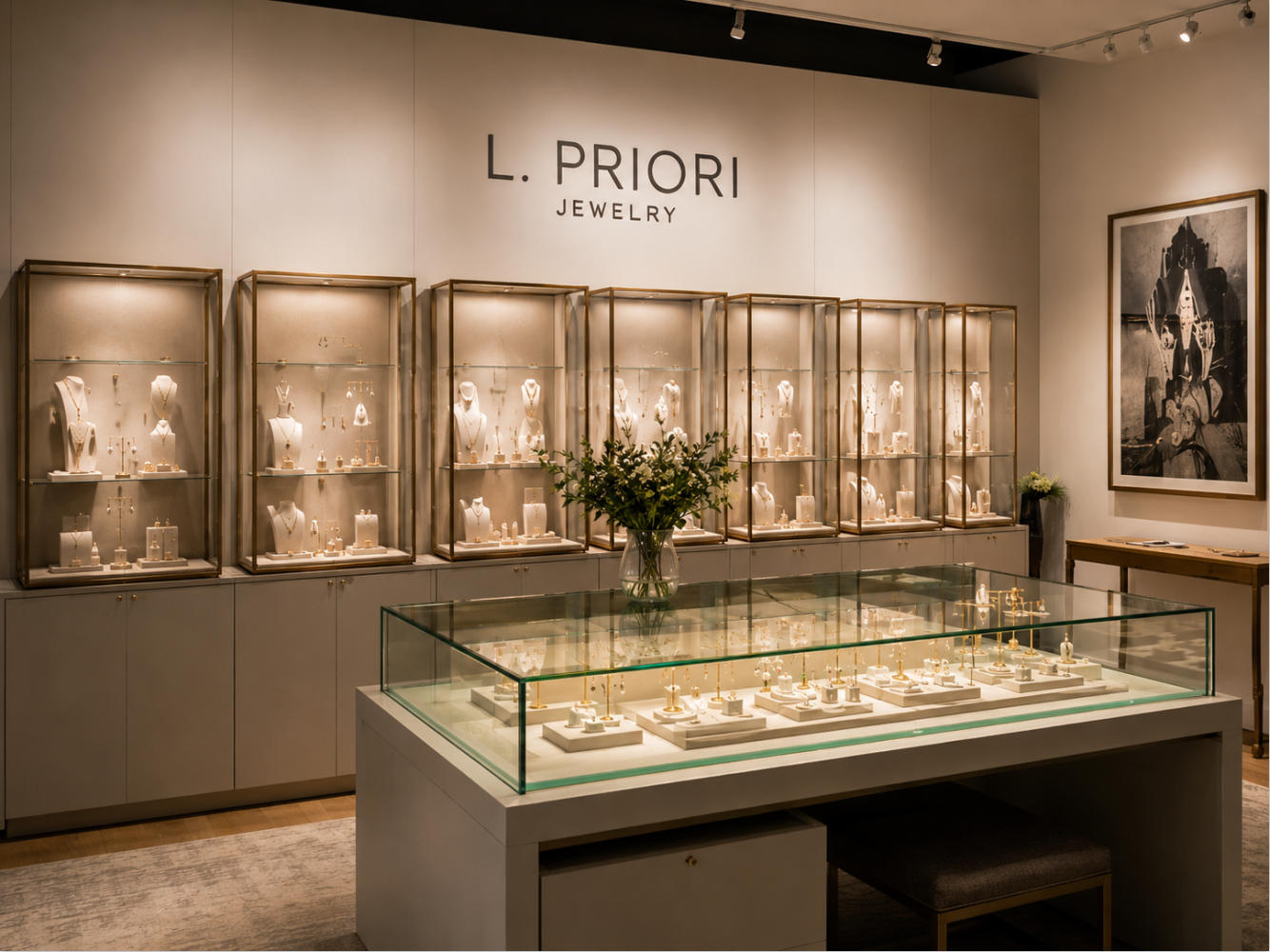 Narrative Art Jewellery Stands | L. Priori Jewelry Washington DC