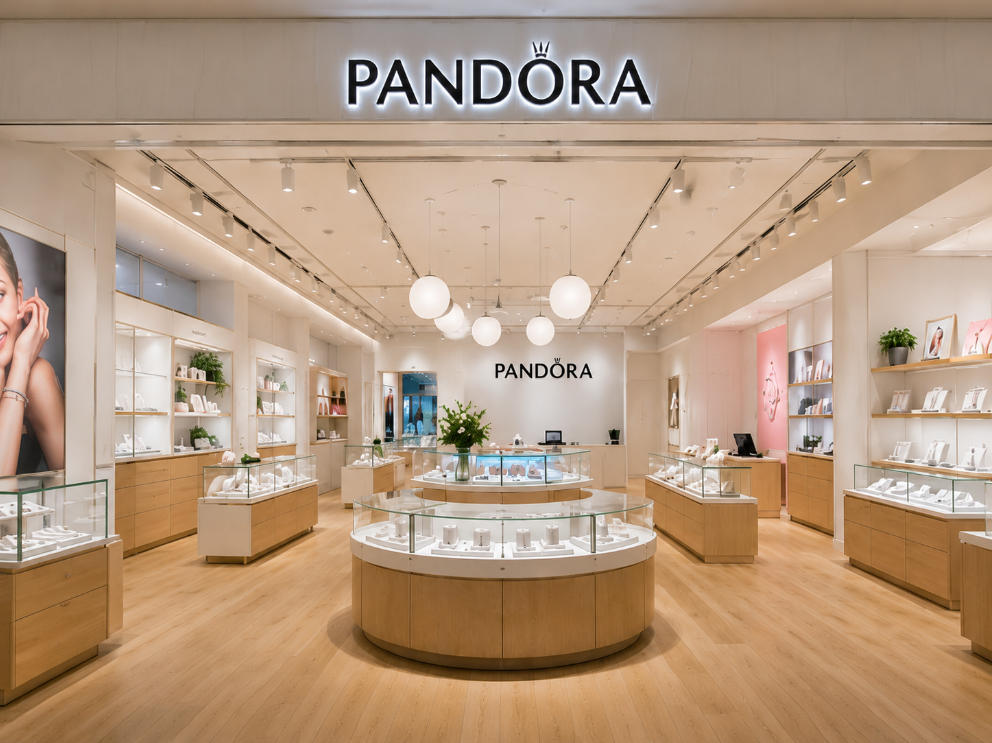 Nordic Jewelry Showcase | Pandora Copenhagen Minimal Concept Store