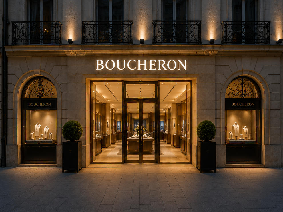 Wood Art Vitrine – Museum-Inspired High-Jewel Fixtures for Paris Flagship