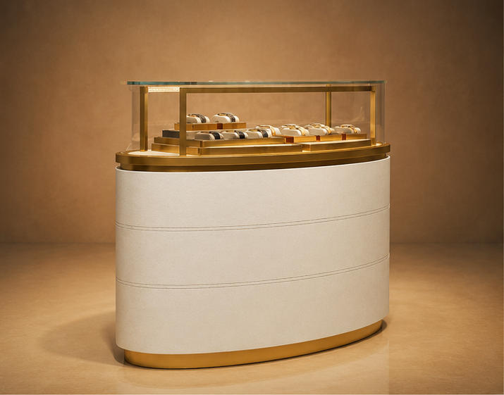 Black Metal Watch Cabinet | Front Pull Vertical Floor Vitrine - Sunzen