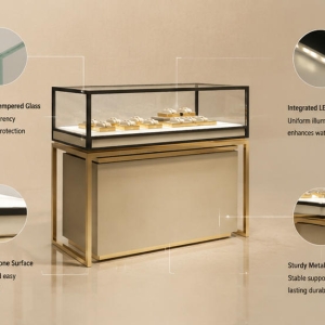 Acrylic Watch Tray Slim Wall Vitrine Dual Lock Cabinet - Sunzen 5 Structure of wall mounted dual lock vitrine with removable acrylic watch tray