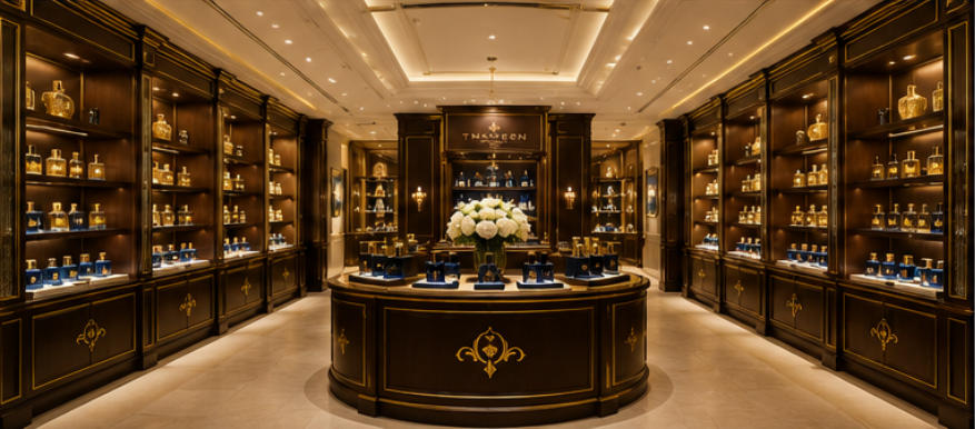 British Luxury Perfume Cabinets | Thameen London Dubai Boutique