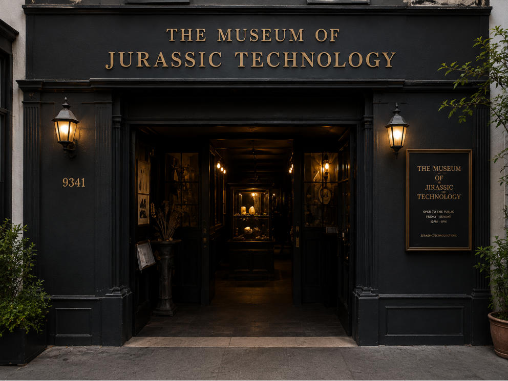 Dark Curiosity Central Island – Brass Vintage Wall Vitrine LA Weird Art Museum