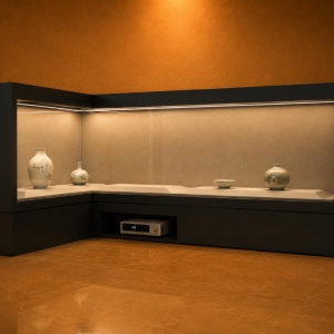 L Corner Wall Vitrine | Dual Side Artifact Booth Built-In Gear Heritage Case Two Way Linear Exhibit Unit Recess Equipment Display Cabinet 2 L Corner Wall Vitrine | Dual Side Artifact Booth Built-In Gear Heritage Case Two Way Linear Exhibit Unit Recess Equipment Display Cabinet