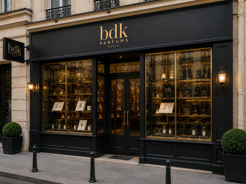 Library Wood Fragrance Cabinets | BDK Parfums Paris Apartment Boutique