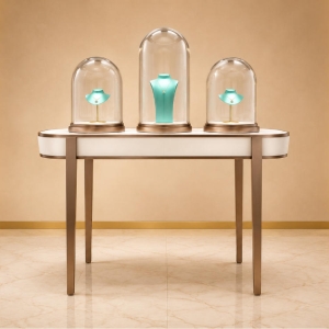 Multi Compartment Jewelry Front Showcase | Boutique Window Front Display Counter - SUNZEN 2 Multi Compartment Jewelry Front Showcase | Boutique Window Front Display Counter - SUNZEN