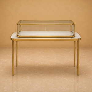 Raised Long Vitrine | Elevated Counter Stand Four Leg Slim Table - Sunzen 2 Raised Long Vitrine | Elevated Counter Stand Four Leg Slim Table - Sunzen