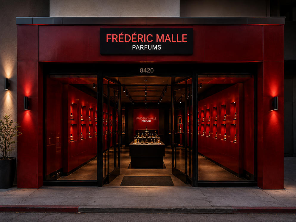 Recessed Niche Perfume Wall – Dark Gallery Tasting Island LA Art Boutique