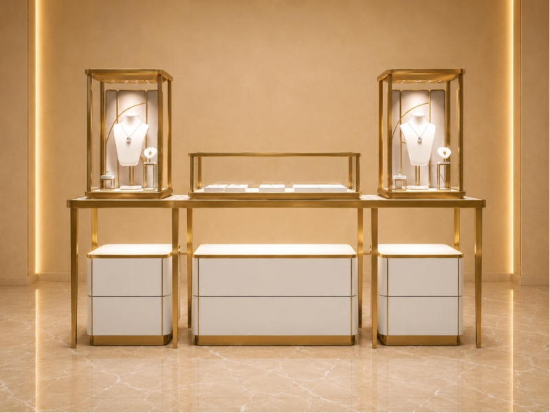 Tower Jewel Pedestal | Mixed Jewelry Set Linking Island Frame - Sunzen