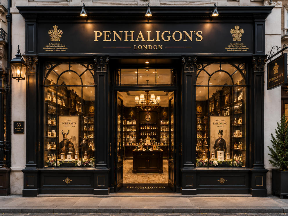 Victorian Apothecary Cabinet – Leather Trim Scent Bar London Boutique