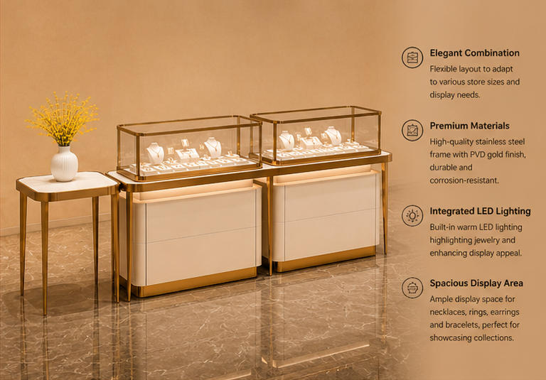 45 render gold jewel counter decor jewelry table side accent table cream jewel cabinet feature labels