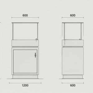 Square Storage Vitrine | Side Lock Cabinet Booth Green Edge Glass Case Compact Pedestal Unit Mixed Antique Relic Cabinet 3 CAD layout square storage vitrine side lock cabinet booth green edge glass case compact pedestal unit mixed antique relic cabinet dimension drawing