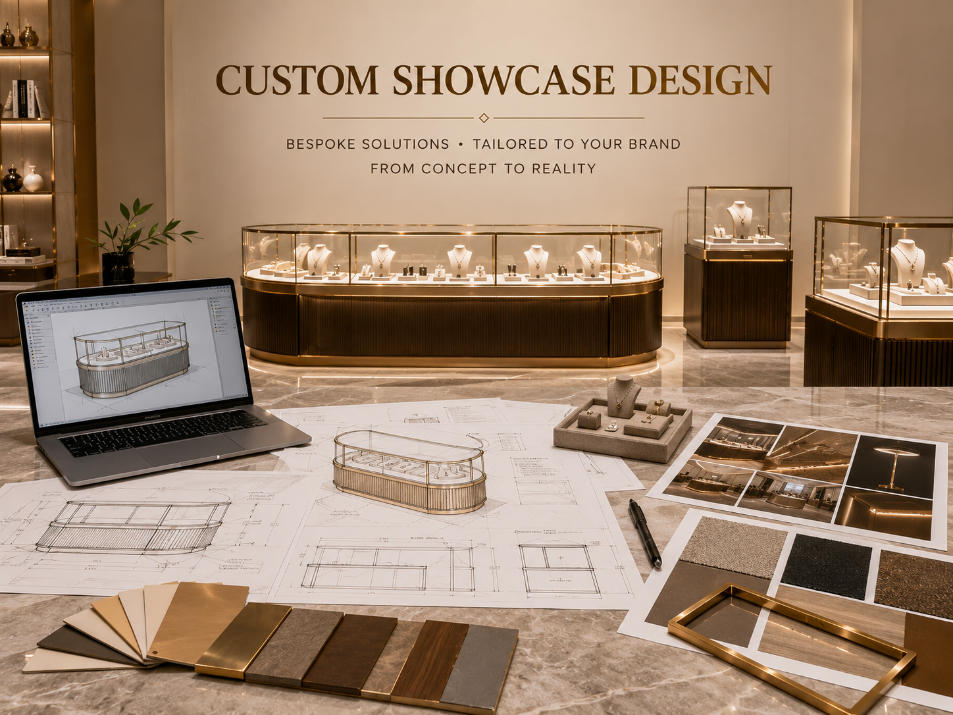 Custom Showcase Design & Bespoke Display Case Design - SUNZEN
