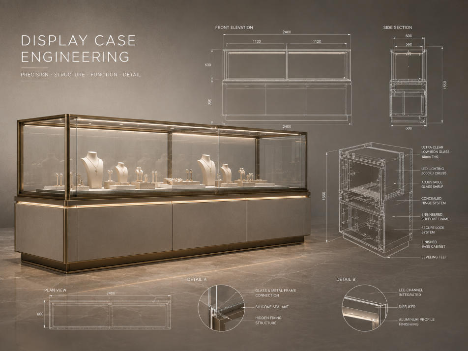 Display Case Engineering & Technical Showcase Engineering - SUNZEN
