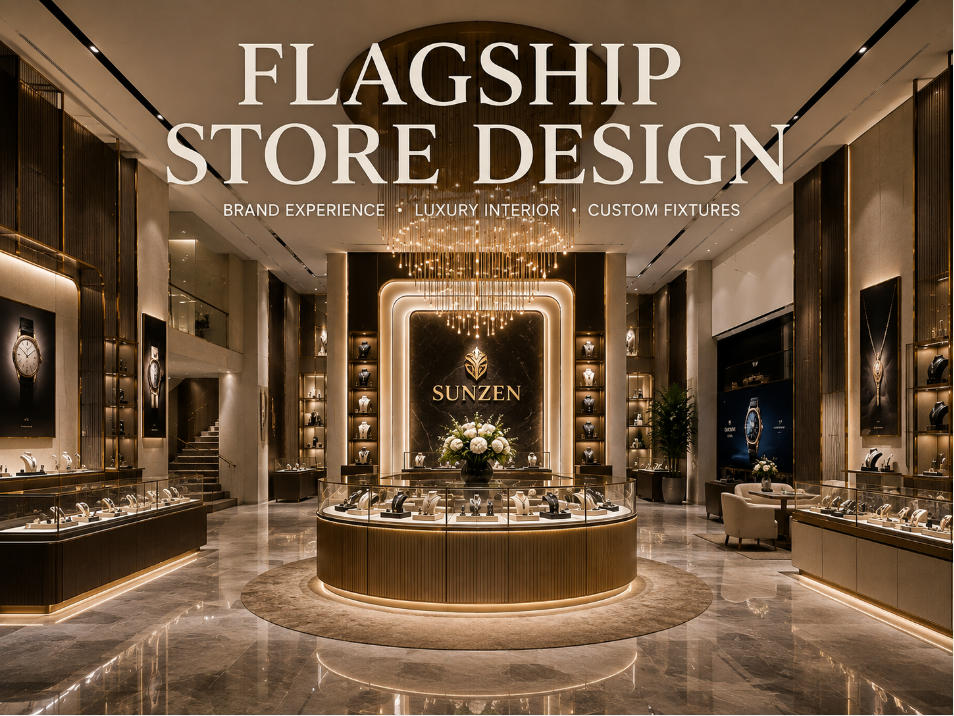 Flagship Store Design & Luxury Retail Interior Planning - SUNZEN