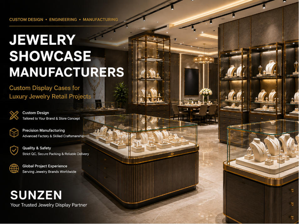 Jewelry Showcase Manufacturer | Custom Jewelry Display Manufacturers - SUNZEN