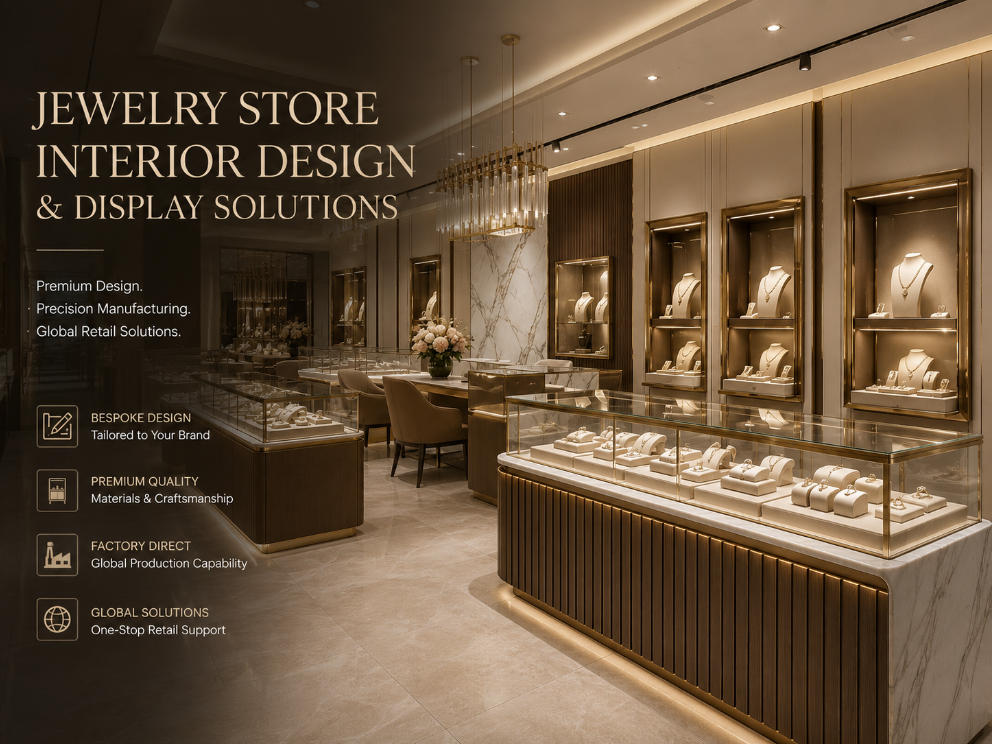 Jewelry Store Interior Design & Display Solutions - SUNZEN