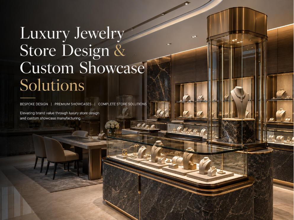 Luxury Jewelry Store Design & Custom Showcases - SUNZEN
