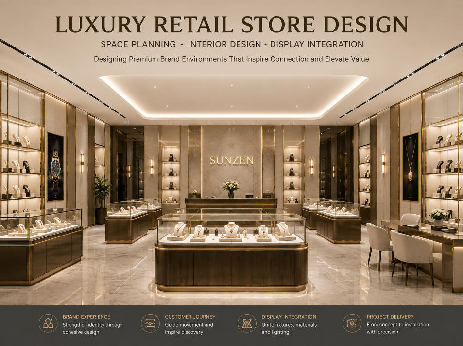 Luxury Retail Store Design & Interior Planning - SUNZEN