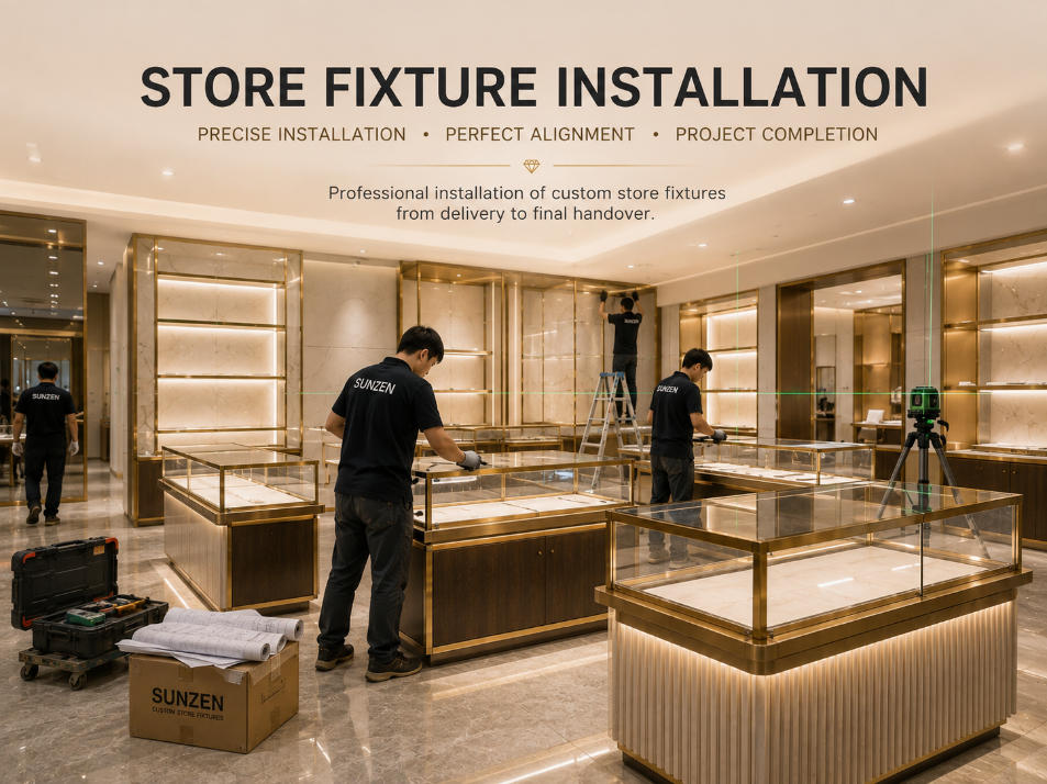 Store Fixture Installation & Retail Display Installation - SUNZEN