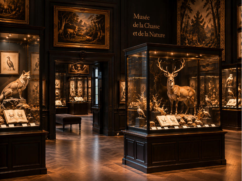 musee-de-la-chasse-et-de-la-nature-paris-natural-history-museum-display-cases