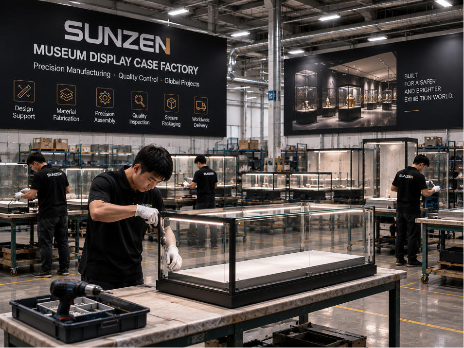 museum display case factory