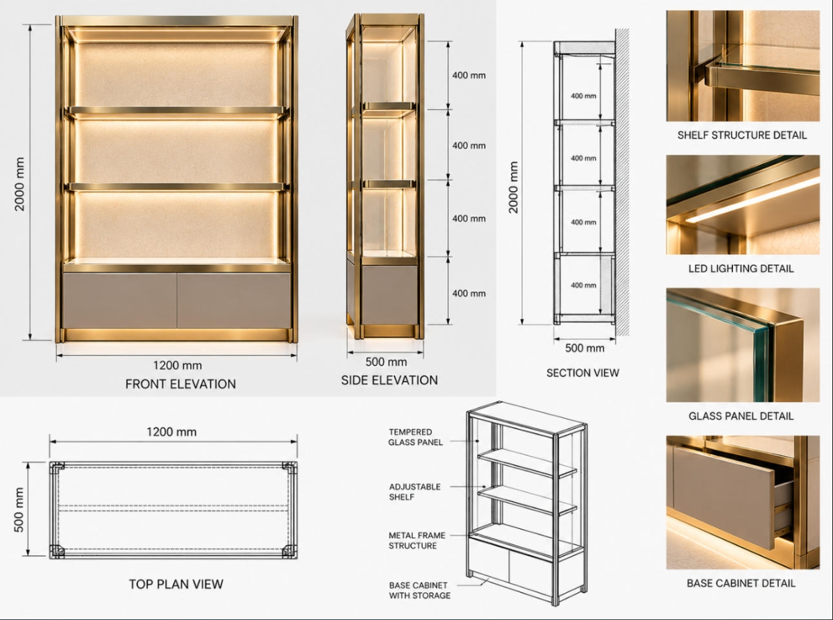 handbag-display-cabinet-cad