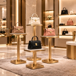 Custom Handbag Display Stand for Luxury Boutique Presentation 3 handbag-display-stand-retail-store