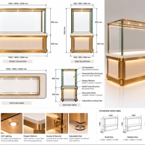 Custom Luxury Handbag Showcase for Premium Boutique Displays 4 luxury-handbag-showcase-cad
