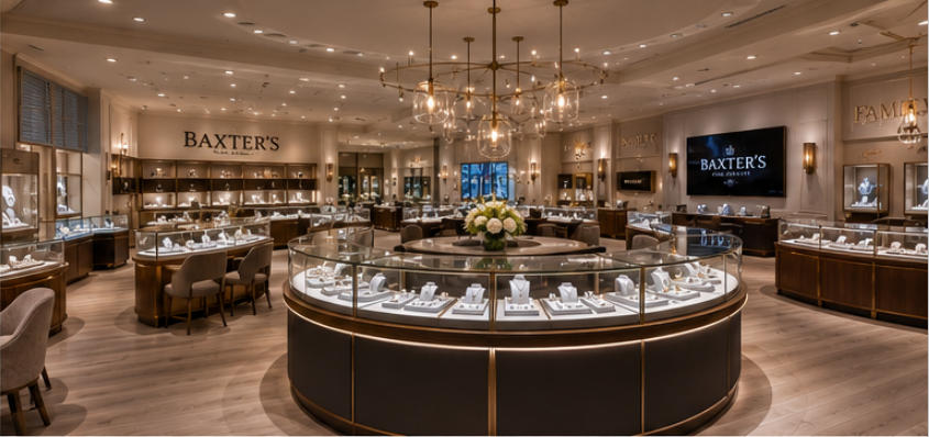 Colored Gemstone Display Cases
