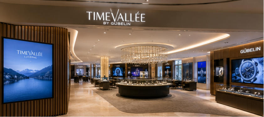Gübelin TimeVallée Lucerne open brand zones