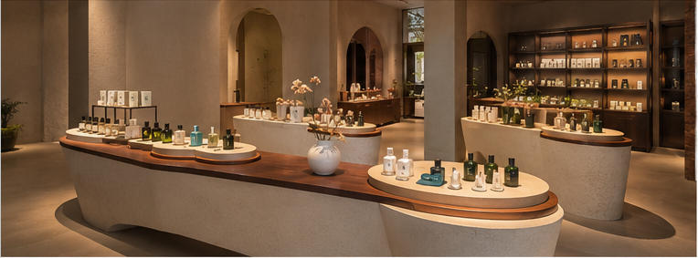 Vintage Wood Boutique Showcases