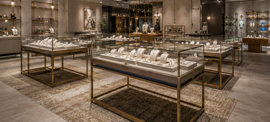 Industrial Luxury Display System full material