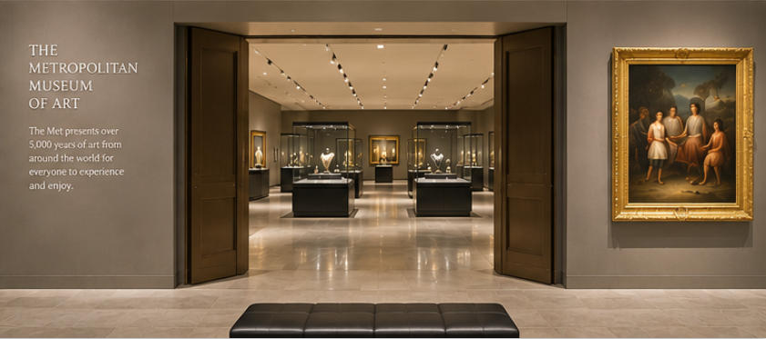 The Met micro-focused precision spotlights jewelry display