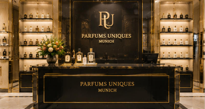 Parfums Uniques luxury fragrance gallery visual narrative
